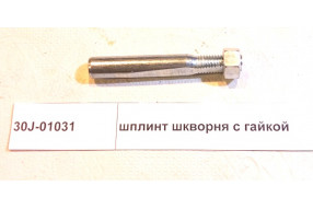 Шплинт шкворня с гайкой