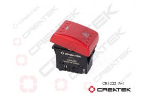 Клавиша аварийной сигнализации X3000 CREATEK
