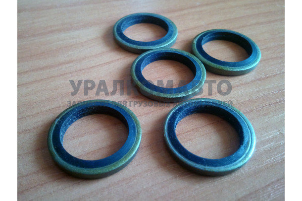 шайба уплотнительная прорезиненная d=16 D=22 SHAANXI 612639000048