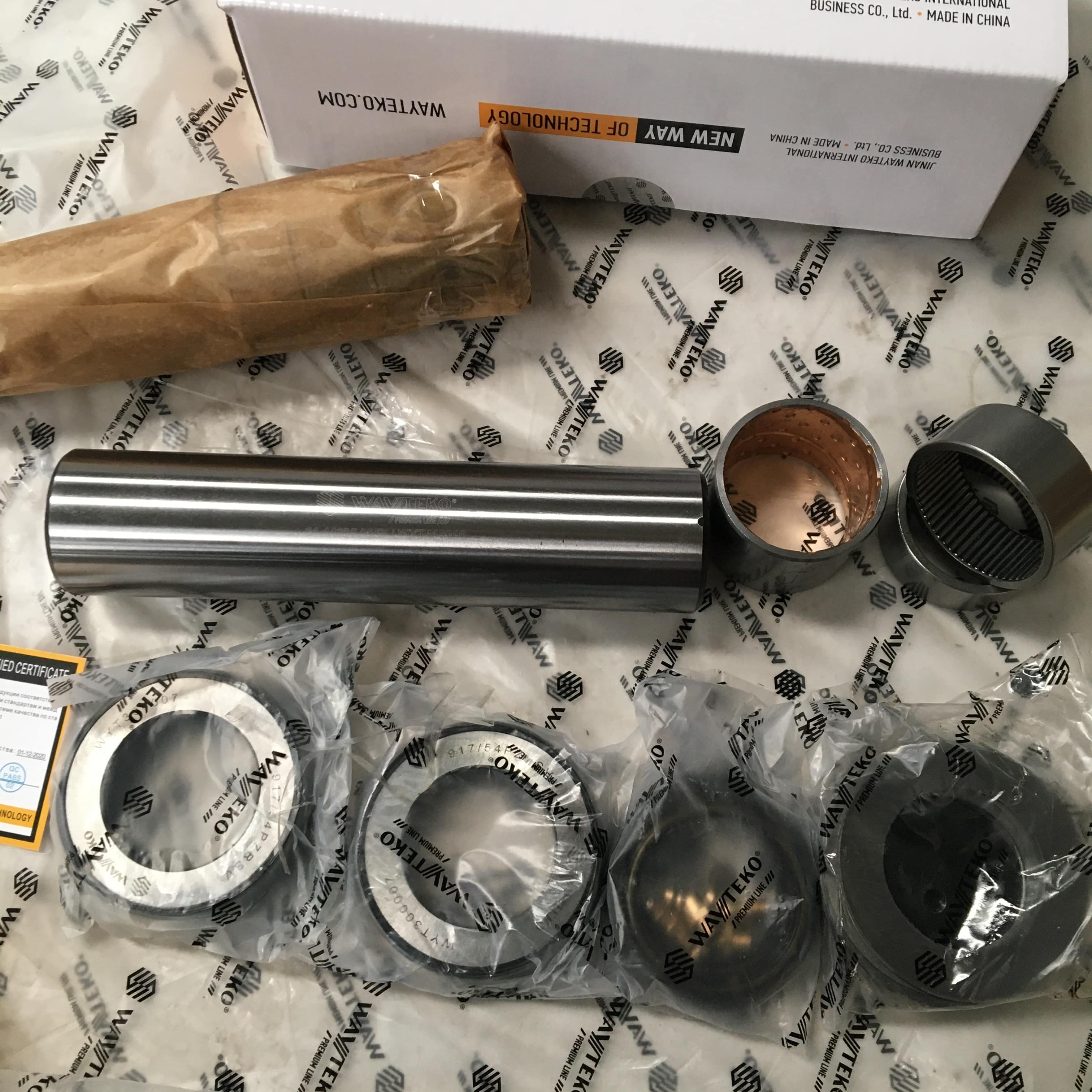 Ремкомплект шкворней F3000 на ось качество WAYTEKO PREMIUM
